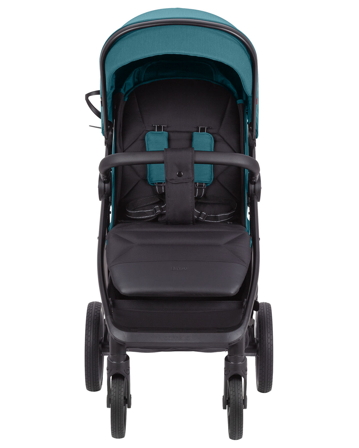 Прогулочная коляска Bravo Plus 2025  Опора для ножек ребёнка теперь цельнолитая, выполнена из прочного пластика. 